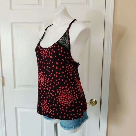 Linea Donatella heart lace inset stretch camisole - Picture 5 of 9
